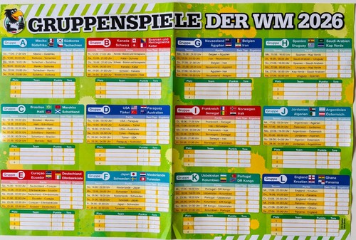 Spielplan 2026 poster - 2026,