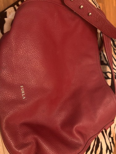Tasche furla orangerot - furla, leder