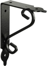 2 Konsole schwarz Wandwinkel