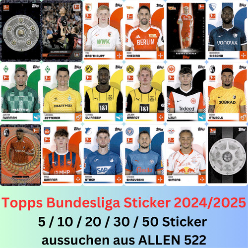 Topps bundesliga sticker - bundesliga,