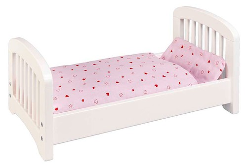 Puppenbett weiß - weiß,