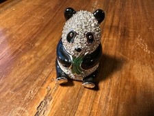 ESTEE ESTÉE LAUDER SOLID PERFUME PARFUM PANDA CRYSTAL SAMMLERSTÜCK RAR!!!