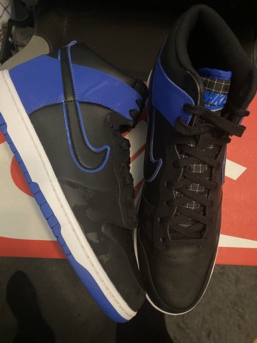 Nike dunk high - black, hyper