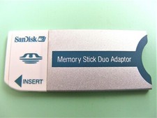 . . Memory Stick Duo bzw. PRO Duo Adapter ( MS Duo Adapter ) SanDisk Neu . .