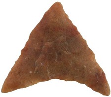 Neolithikum   Hervorragend gearbeitete Pfeilspitze aus dem Erg Tit  Libyen  4811