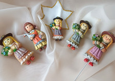 Blumenkinder 5 x Figur mit