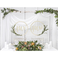 Deko-Schilder MR MRS aus Holz