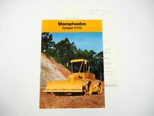 Prospekt Dynapac CT25 Stampfwalze 1983 + Angebot
