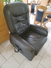 Relax Sessel Leder Braun von Hukla