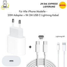 Original 20W USBC Adapter Netzteil Für Apple iPhone 14 15 16 17ProMax 1m2m Kabel