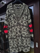 Strickmantel,48,Grün,Grau,Orange,Langarm,Amy.Vermont,Neu,Extravagant,