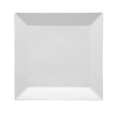 Lubiana Classic 6 x Speiseteller eckig 27 cm viereckig Teller flach weiß Gastro