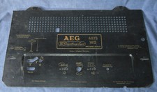 Rückwand AEG 4075 WD  3D Raumklang - Super, Röhrenradio 