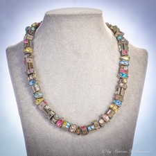 OTOZU / Rodrigo Otazu Statementkette, ca 40cm lang, Modeschmuck, gebraucht 