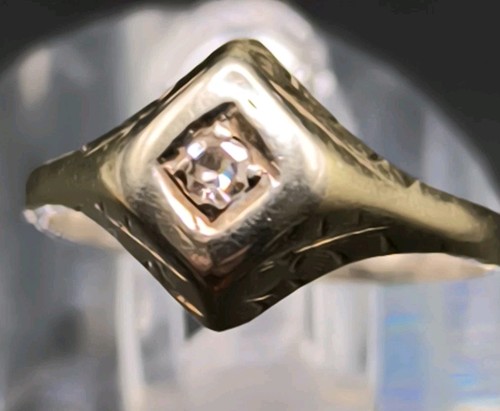 Antike weiß gelb gold - gelb, 1900