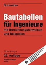 Schneider - Bautabellen für Ingenieure: mit Berechn... | Buch | Zustand sehr gut