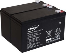 Powery Blei-Gel-Akku für USV APC RBC48 9Ah 12V (ersetzt auch 7,2Ah / 7Ah) 12V 9A