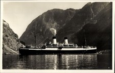 Ak Norwegen, Dampfer M.S