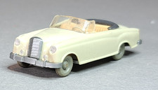 Wiking Mercedes MB 220 SE Cabrio 55 Ponton h-gelbgrau werksseitig ohne Stern 59