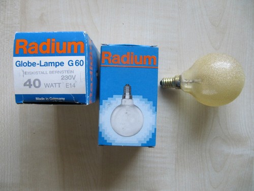 Rarität radium lampe - -,