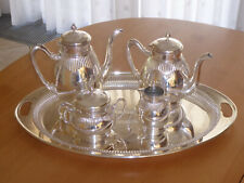 WMF- G -  Queen Anne Stil - Kaffee-/Teekern auf Tablett - versilbert - unbenutzt