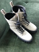 BUFFALO Schuhe VEGAN Plateau Boots Stiefel PETA zertifiziert  Cream