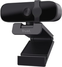 Trust Oran 1080p Webcam für PC, Full HD USB Web Cam mit Sichtschutz, 30... 
