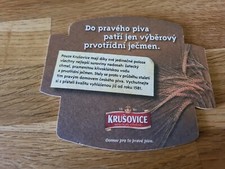 Bierdeckel , Bierfilz, Brauerei KRUSOVICE , Tschechien - Neu jecmen