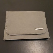 Original Audi R8 Bordmappe Alcantara für Bedienungsanleitung Neu 