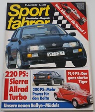 Sportfahrer 6/87 Ford Sierra