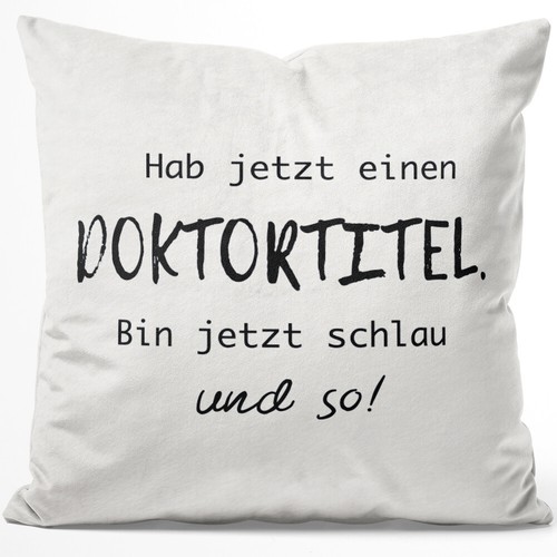 Hab jetzt einen - , doktortitel