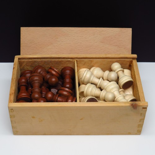 Vintage holz schachspiel - vintage,