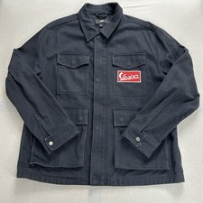 H&M Vespa Jeansjacke Schwarz