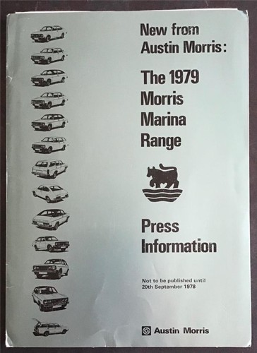 Morris marina car - marina, press