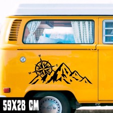 AUTO AUFKLEBER "BERGE KOMPASS"