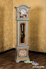 Voglauer Anno 1700 Altblau Standuhr Pendeluhr Landhaus Antik Uhr Massivholz