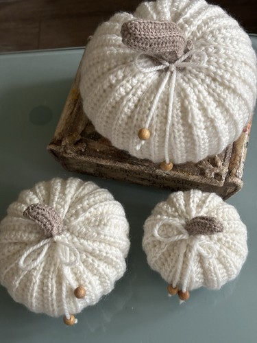 Kürbis pumpkin 3stück - kürbis, ,pumpkin