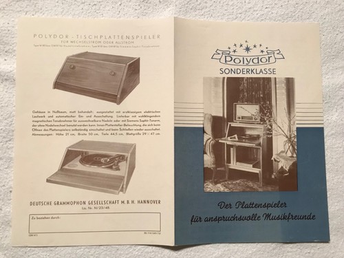 Prospekt polydor sonderklasse - prospekt,