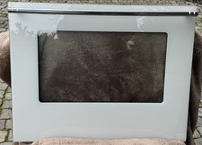 Backofentür Imperial Miele Glas weiß sehr gut erhalten 59 x 46 cm 