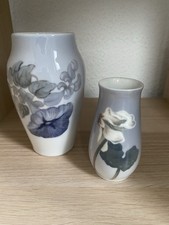 Royal Copenhagen 2 Jugendstil Vasen Floral 