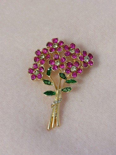Schmuck brosche blumen strauß - brosche,