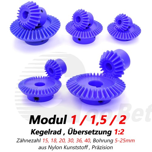 Kunststoff kegelrad modul - modul, 1