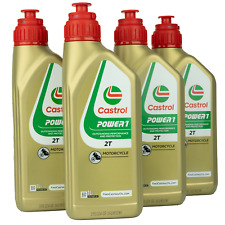 Castrol Power 1 2T Motorradöl API TC ISO L-EGD JASO FD Power1 2T Öl 4x1L