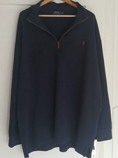 POLO RALPH LAUREN Half Zip Jumper Troyer Sweatshirt Pulli Pullover New 3XB 
