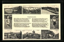 Remscheid, Talsperre, Solinger Talsperre und Altenberger Dom, Ansichtskarte 