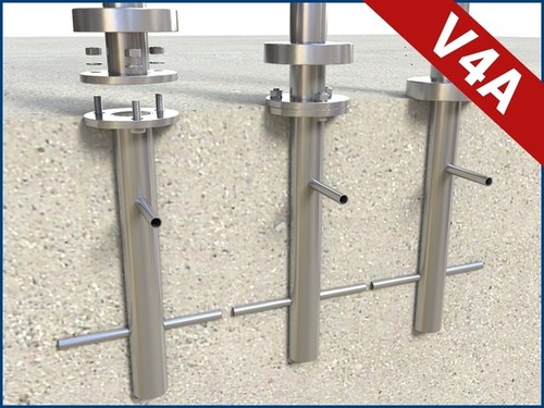 Edelstahl betonanker pfosten - edelstahl,