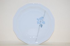 Kuchenteller 19 cm Facette blaue Blume Tirschenreuth Bavaria