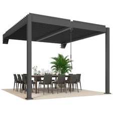 Pergola ca. 3x3 m Aluminium
