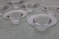 6 Eierbecher, transparent mit