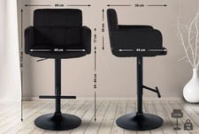 Barhocker Los Angeles Samt